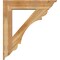 Ekena Millwork Olympic Traditional Rough Sawn Bracket w/ Offset Brace, Western Red Cedar, 8"W x 36"D x 40"H BKT0806X36X40OLY01RWR - alternate 4